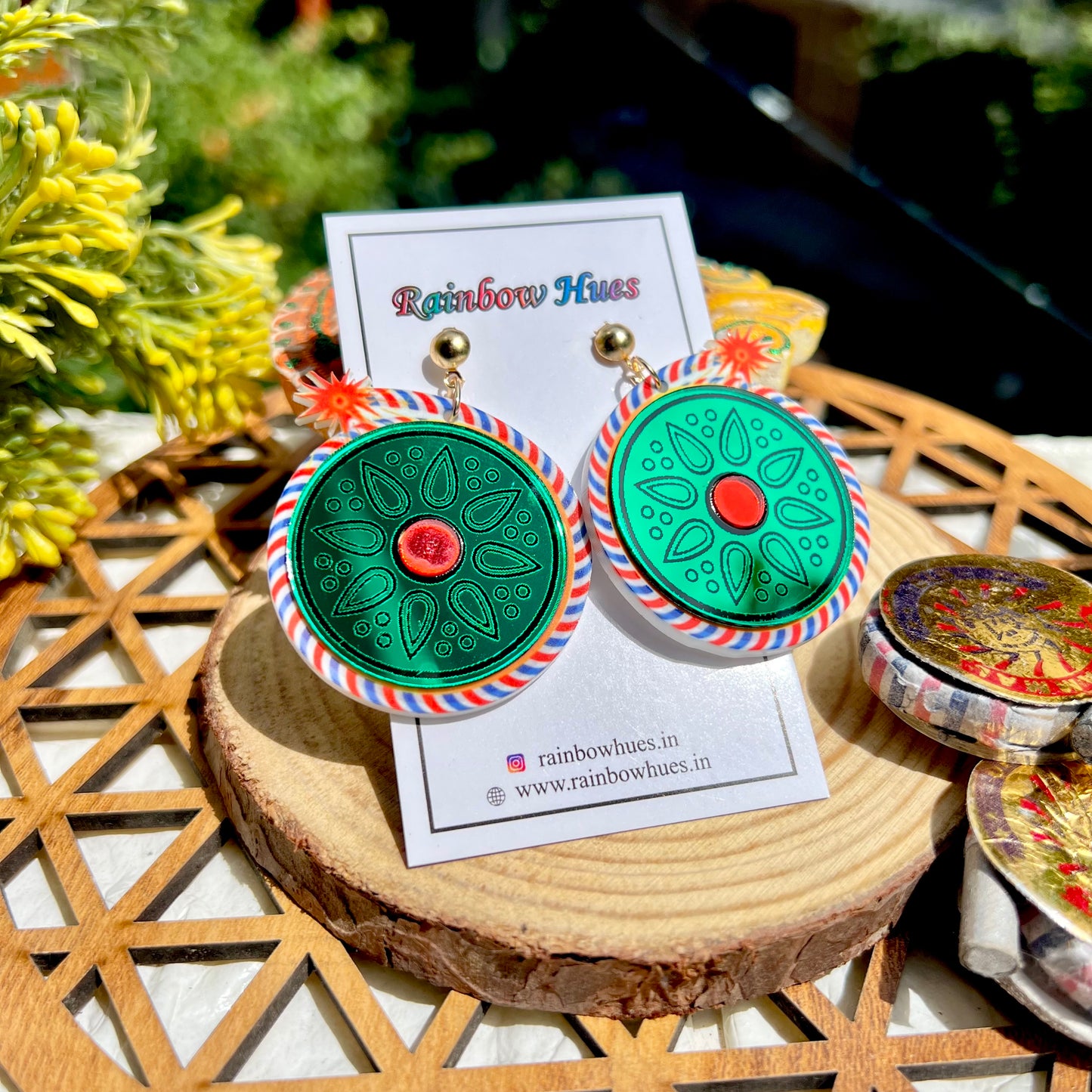 Diwali Chakra Earrings