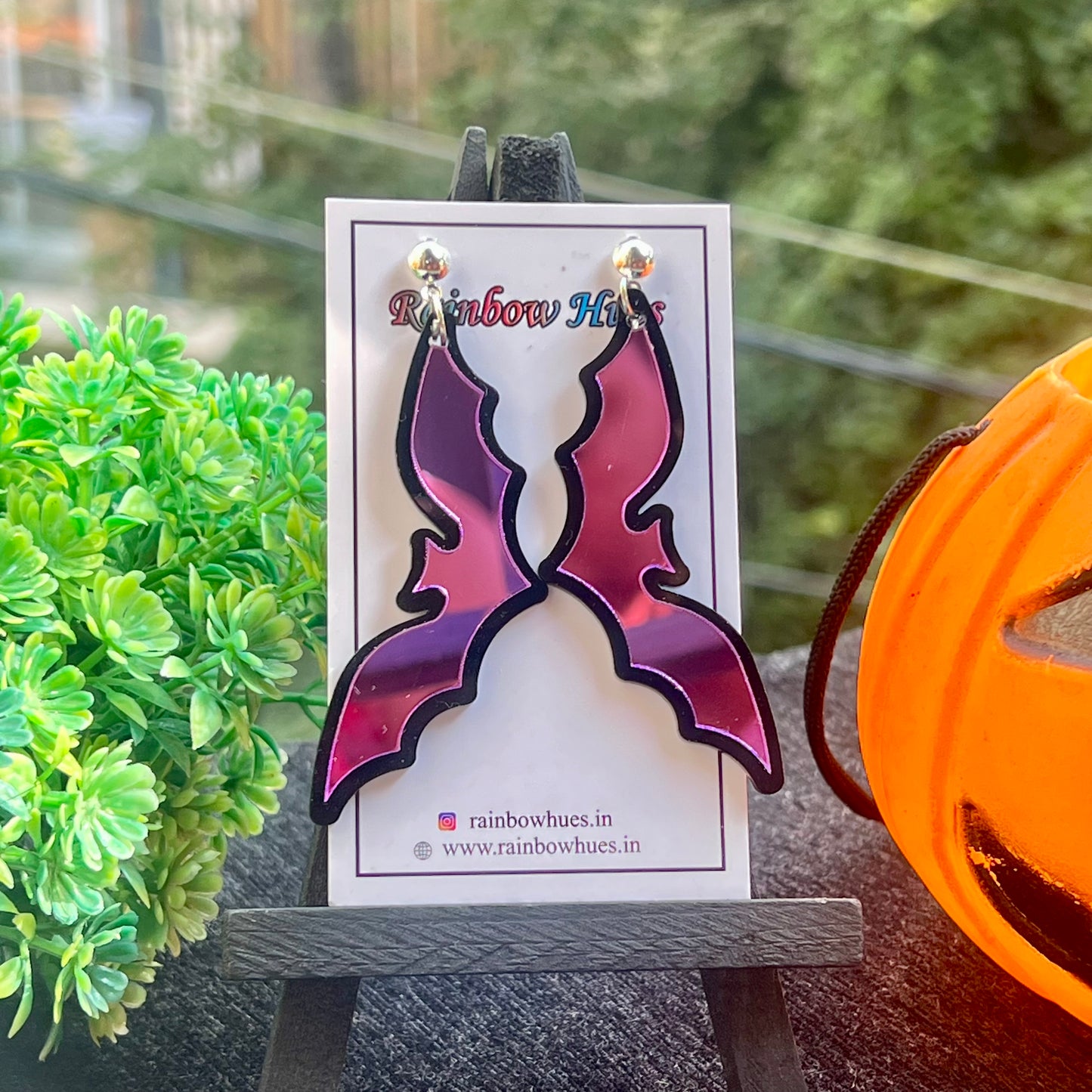 Bat Earrings Halloween Earrings