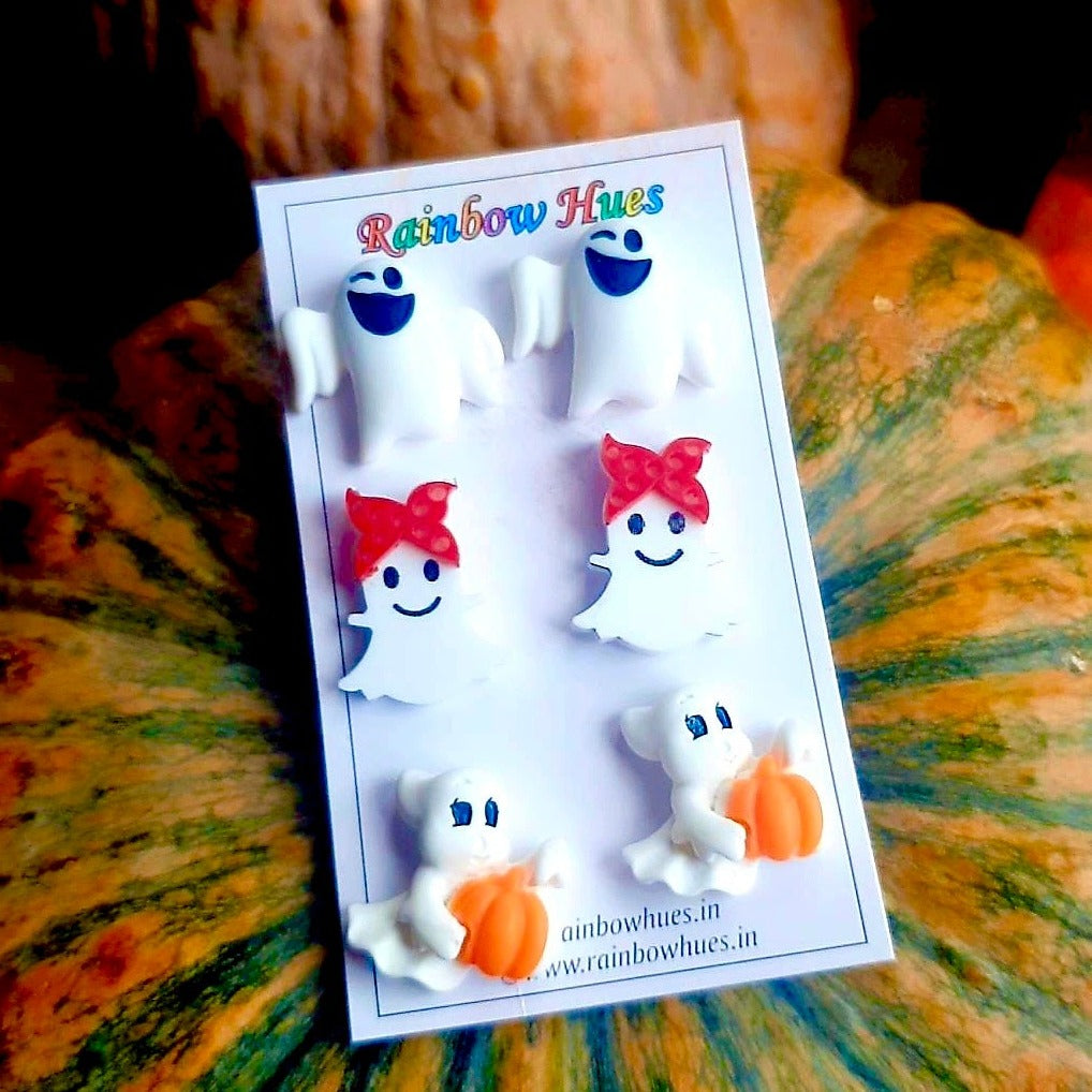 Ghost Stud Earrings