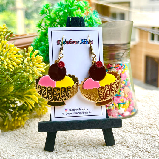 Ice Cream Sundae Earrings