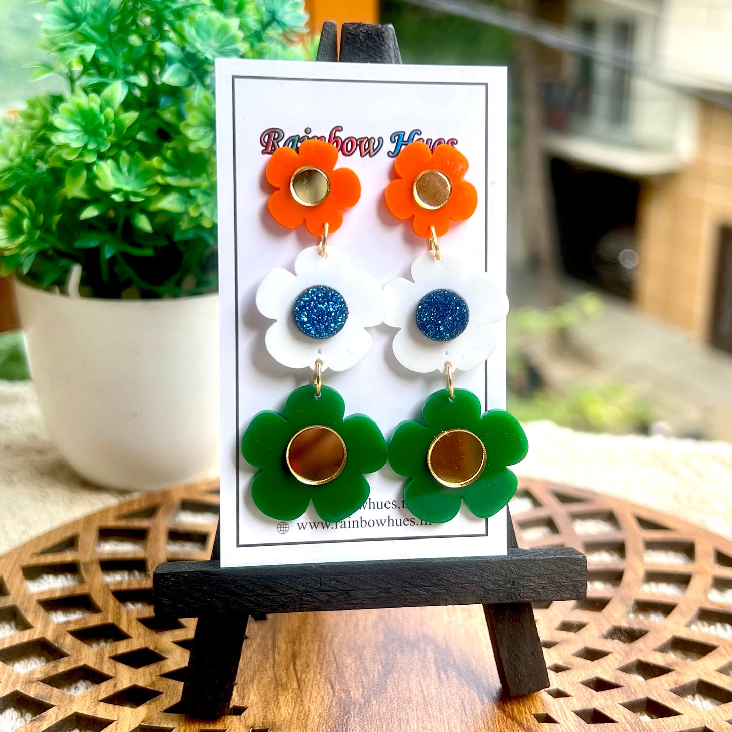 Tiranga Earrings