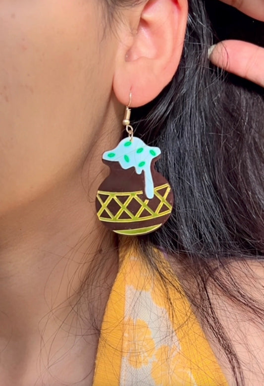 Bhang Matki Earrings