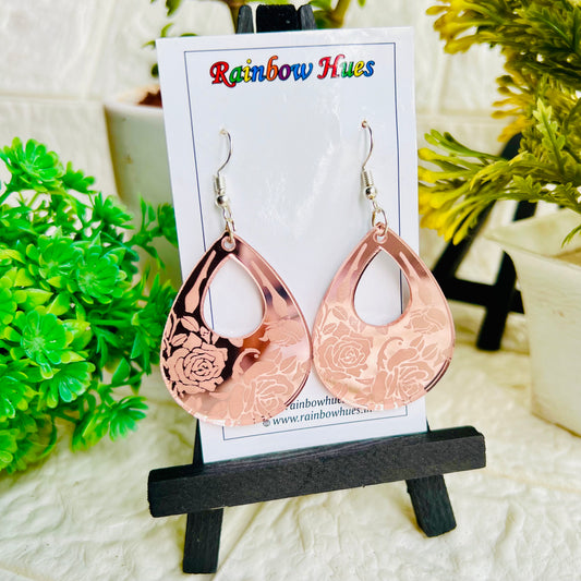 Rosegold Teardrop Earrings