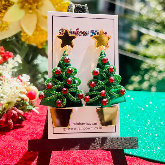Christmas Tree Earrings