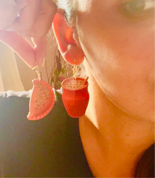 Gujjiya - Thandai Earrings