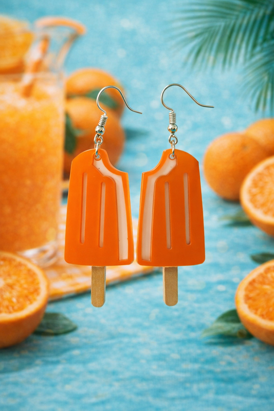 Orange Candy Earrings