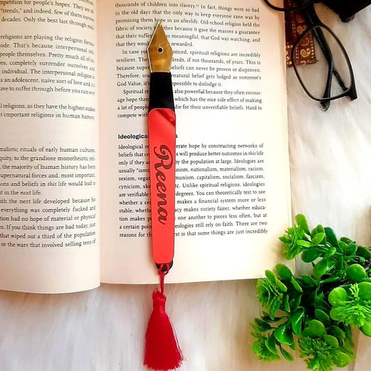 Customised Name Pen Bookmark