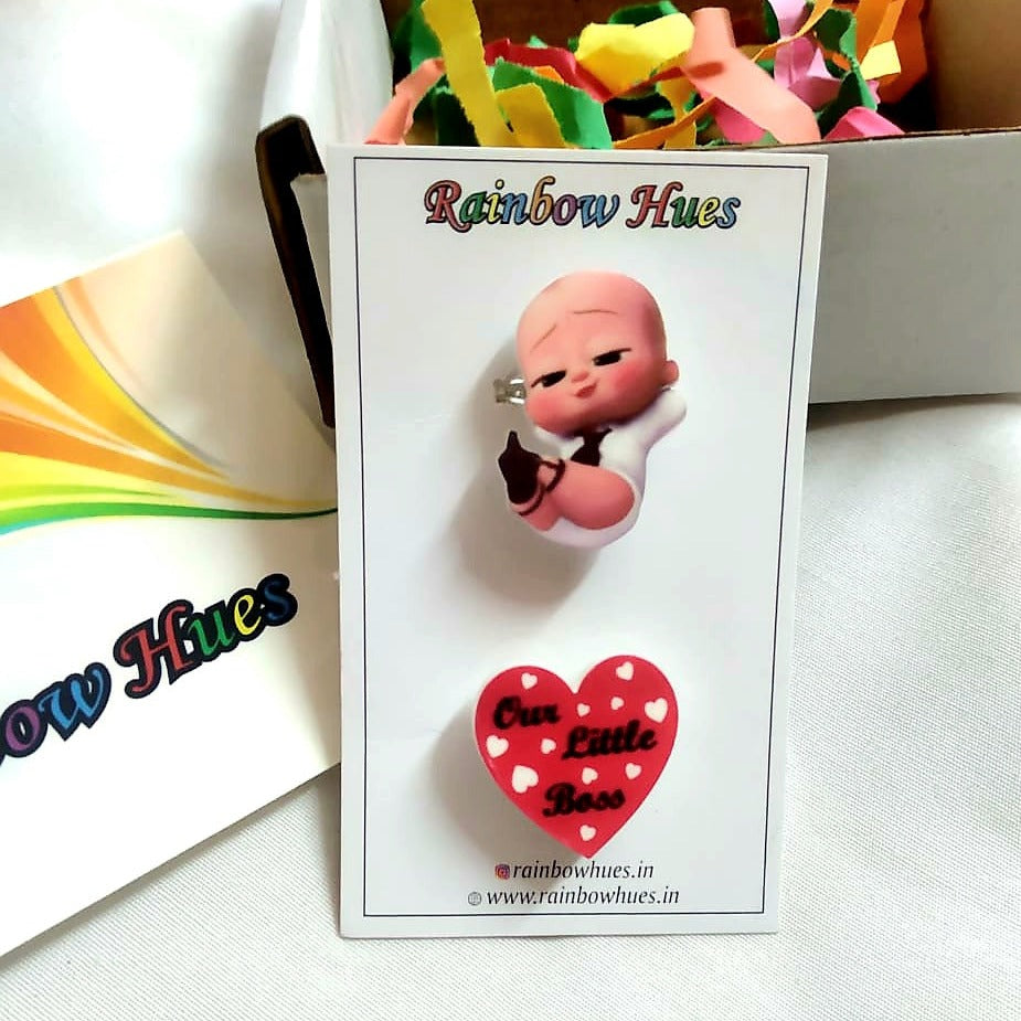 Boss Baby Rings (Set of 2)