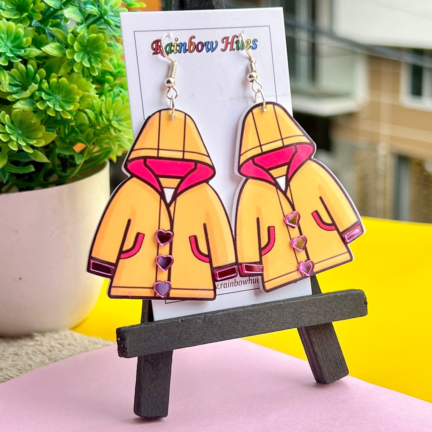 Raincoat Earrings