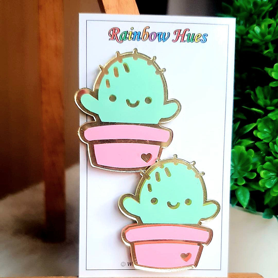 Add a splash of fun to your outfit with these Cute Cactus Earrings. Made with exquisite detail, they are sure to add both whimsy and style to any ensemble. Put some green into your wardrobe today with Cute Cactus Earrings!