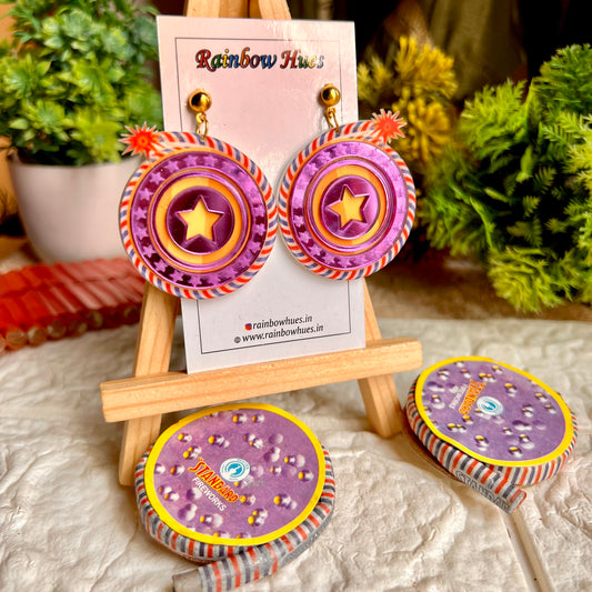 Chakra Diwali Earrings