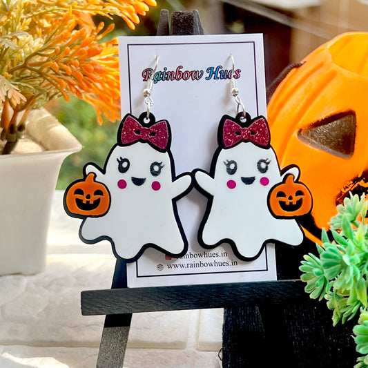 Ghost Halloween Earrings