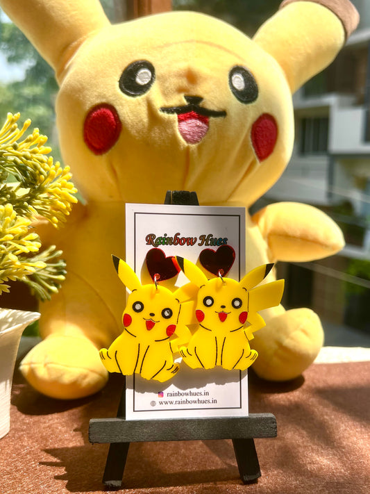 Pikachu Pokemon Earrings