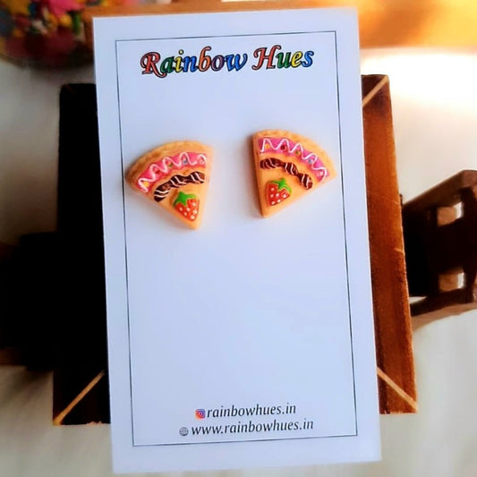 Treat your ears to the sweetest of delicacies with these Mango Pastry Stud Earrings! Styled after everyone's favorite summertime snack, these earrings are sure to evoke mouthwatering memories and make any outfit pop!