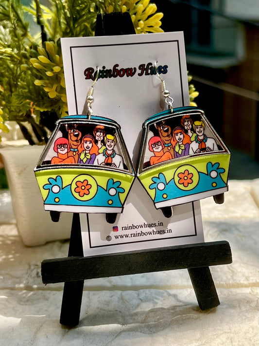 Scooby Doo Mystery Machine Earrings